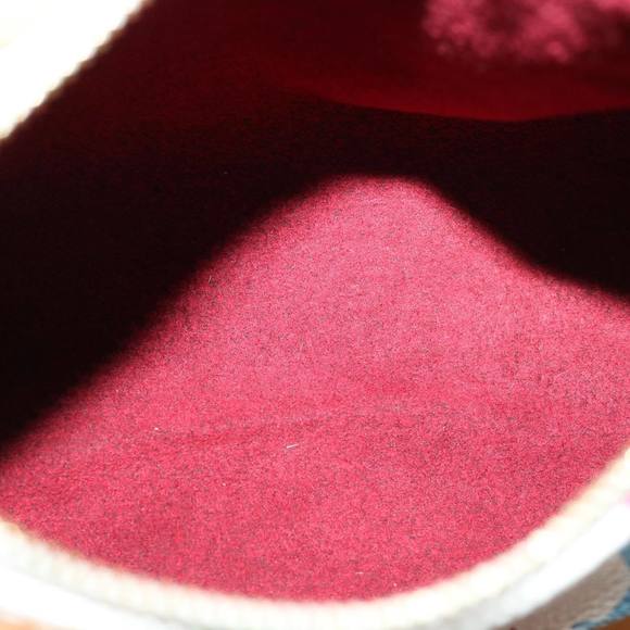 LOUIS VUITTON Monogram Multicolor Mini Speedy Hand Bag White M92645 Auth am548g - Picture 11 of 16